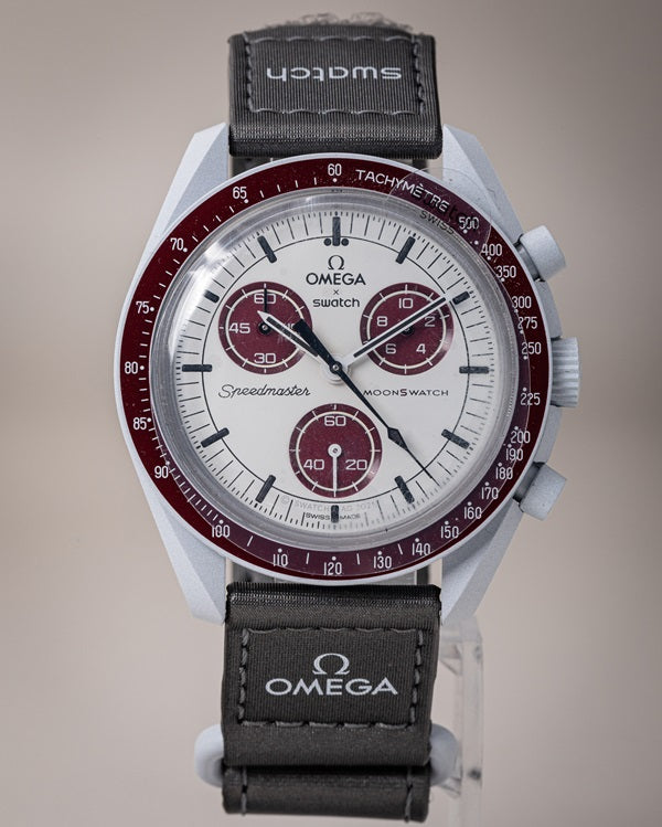 Omega X Swatch Bioceramic Speedmaster Moonswatch MISSION TO PLUTO –  Watches Etc.