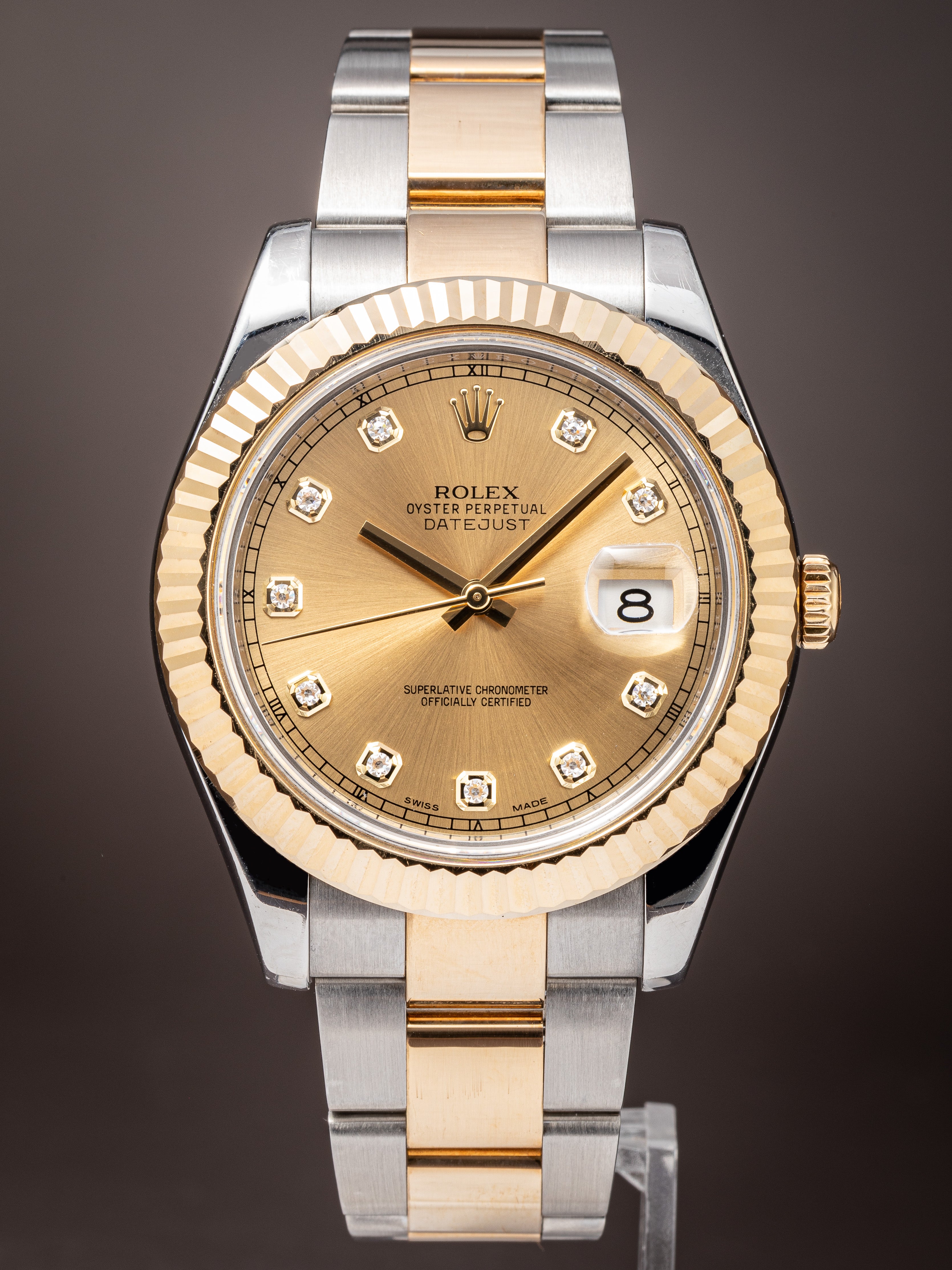 Rolex Stainless Steel and 18k Yellow Gold Datejust II (116333 