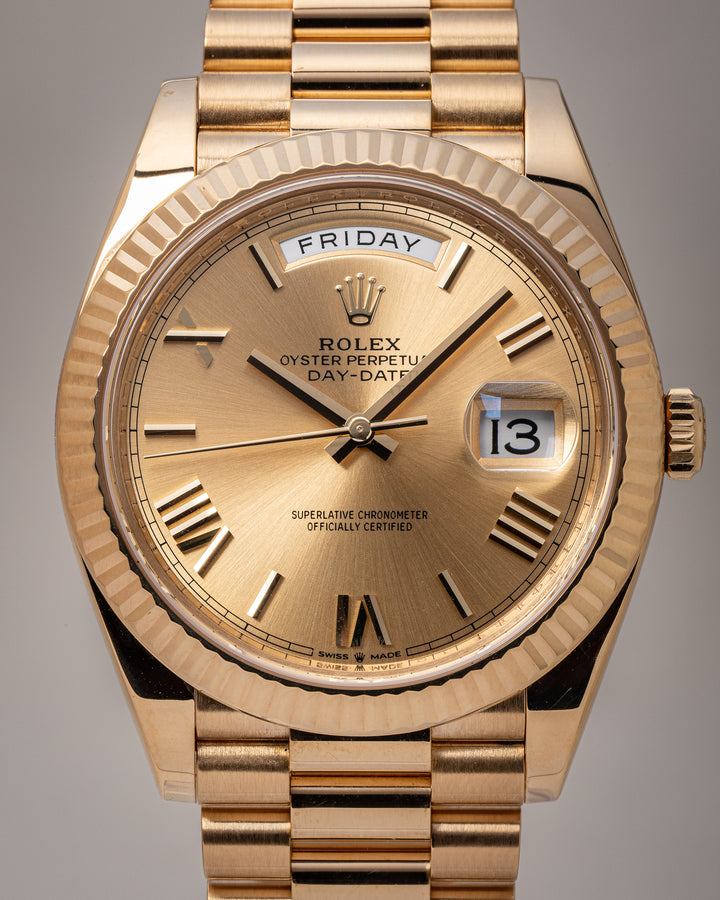 Rolex 18k Yellow Gold Day-Date 40 (228238)