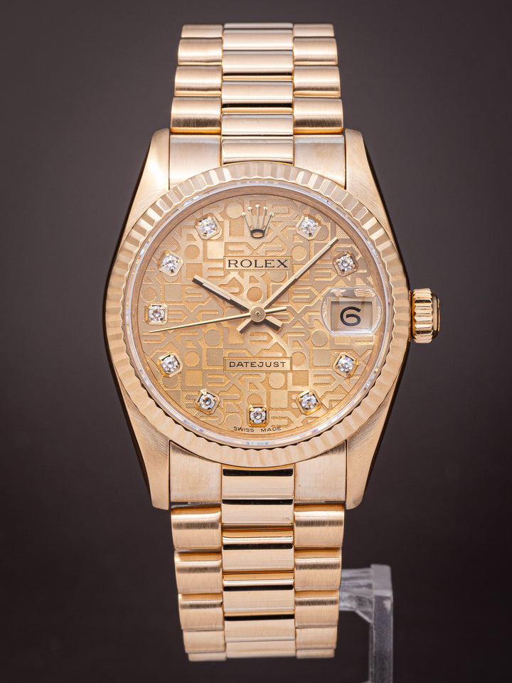 Rolex 18k Yellow Gold Women's Datejust (68278)