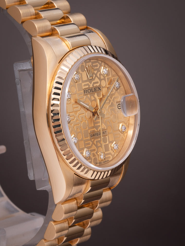 Rolex 18k Yellow Gold Women's Datejust (68278)