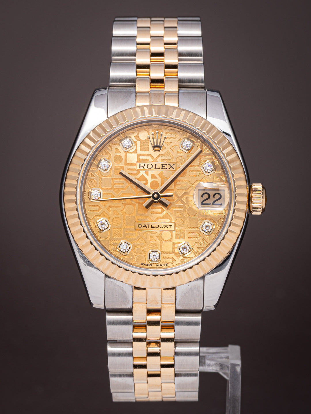 Rolex Stainless Steel and 18k Yellow Gold Women's Datejust (178273)
