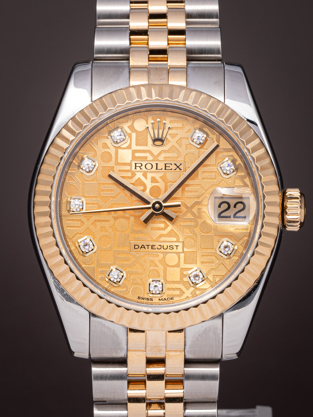Rolex Stainless Steel and 18k Yellow Gold Women's Datejust (178273)