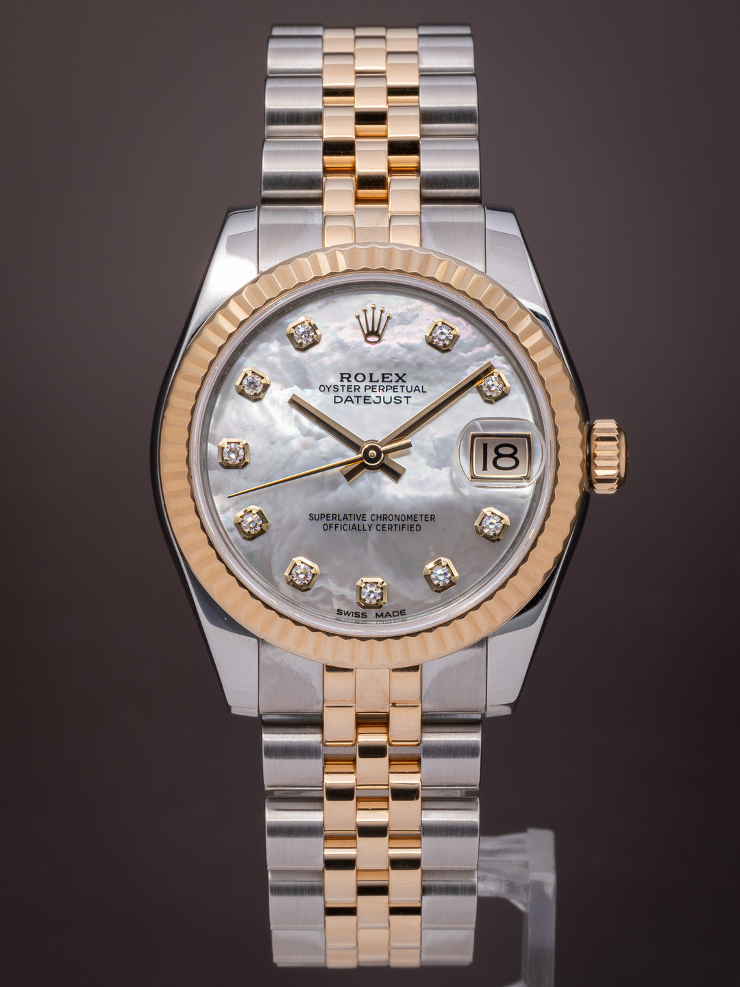 Rolex Stainless Steel and 18k Yellow Gold Women's Datejust (178273)
