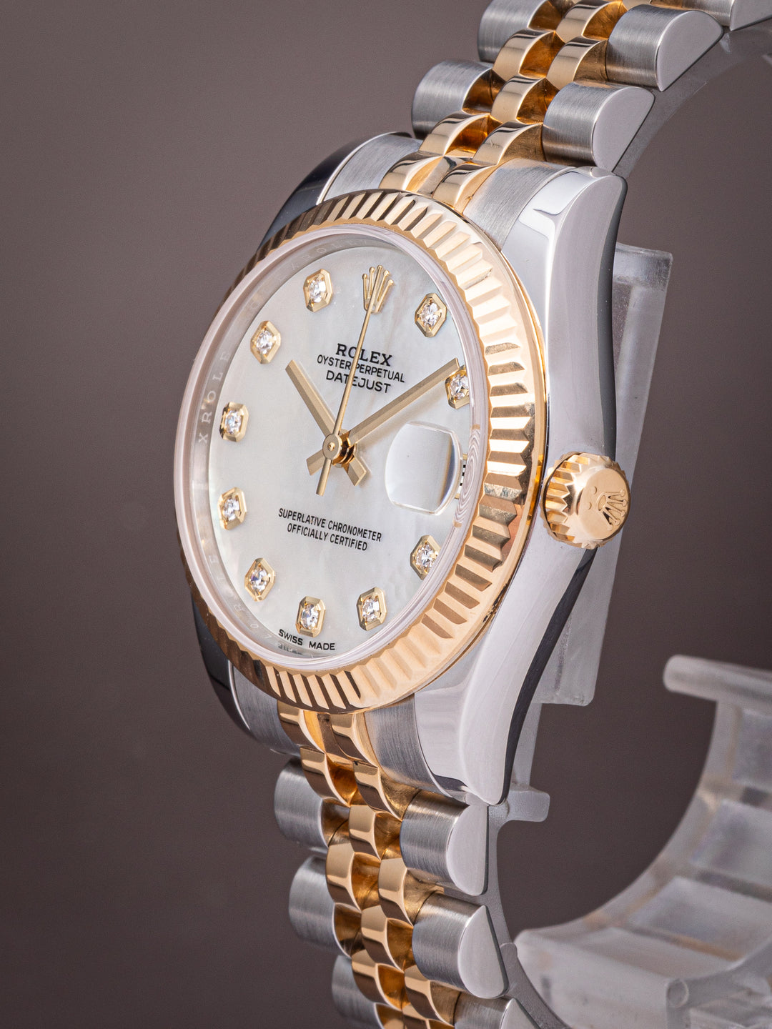 Rolex Stainless Steel and 18k Yellow Gold Women's Datejust (178273)