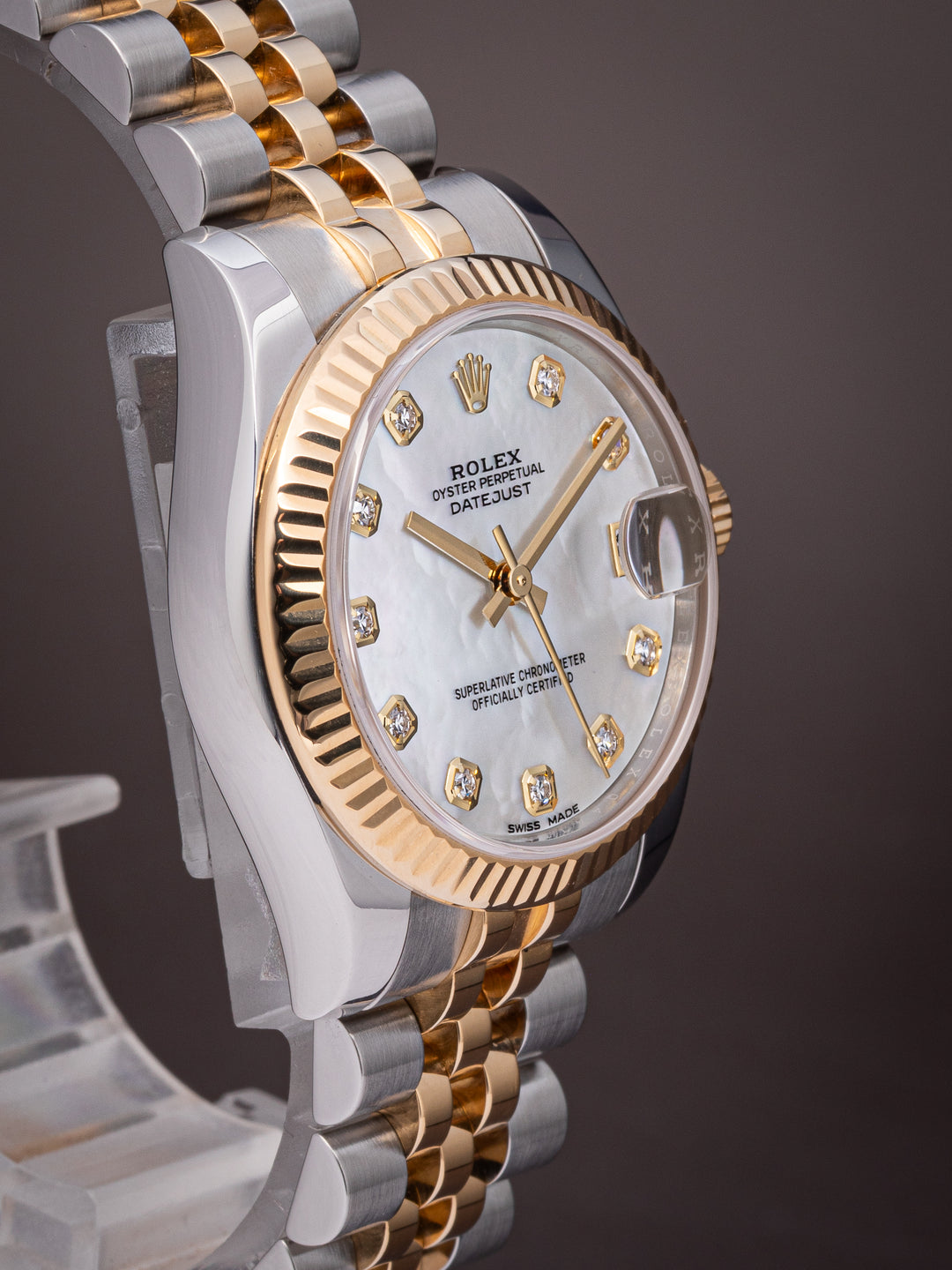 Rolex Stainless Steel and 18k Yellow Gold Women's Datejust (178273)