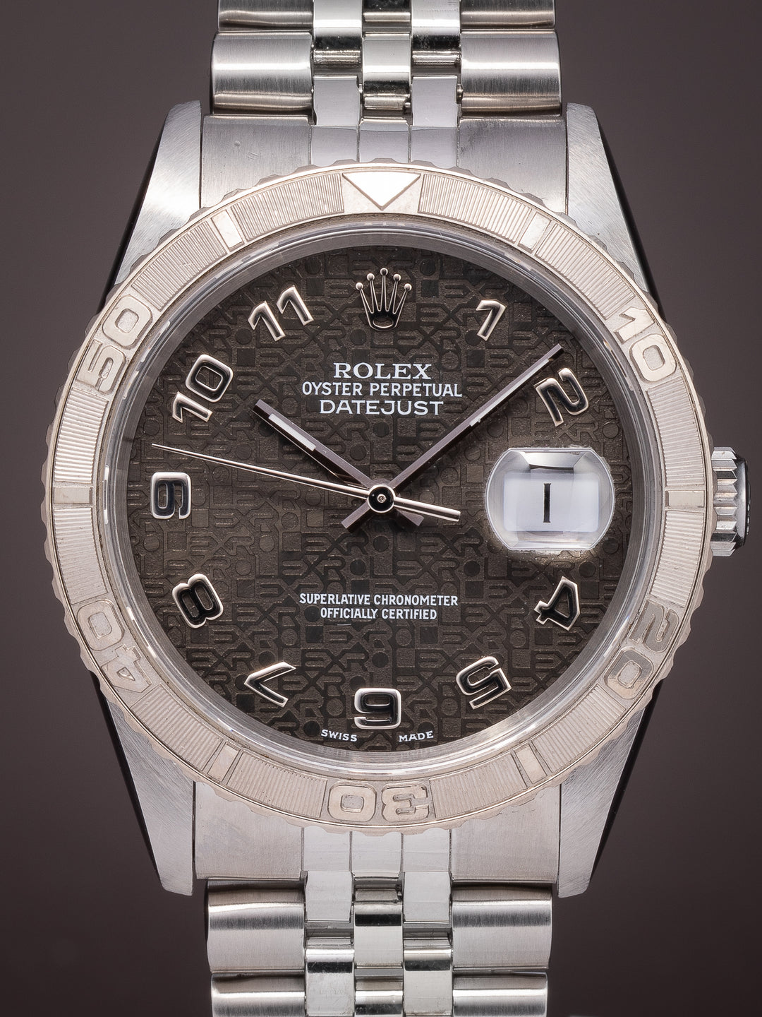 Rolex Stainless Steel Datejust Turn-O-Graph (16264)
