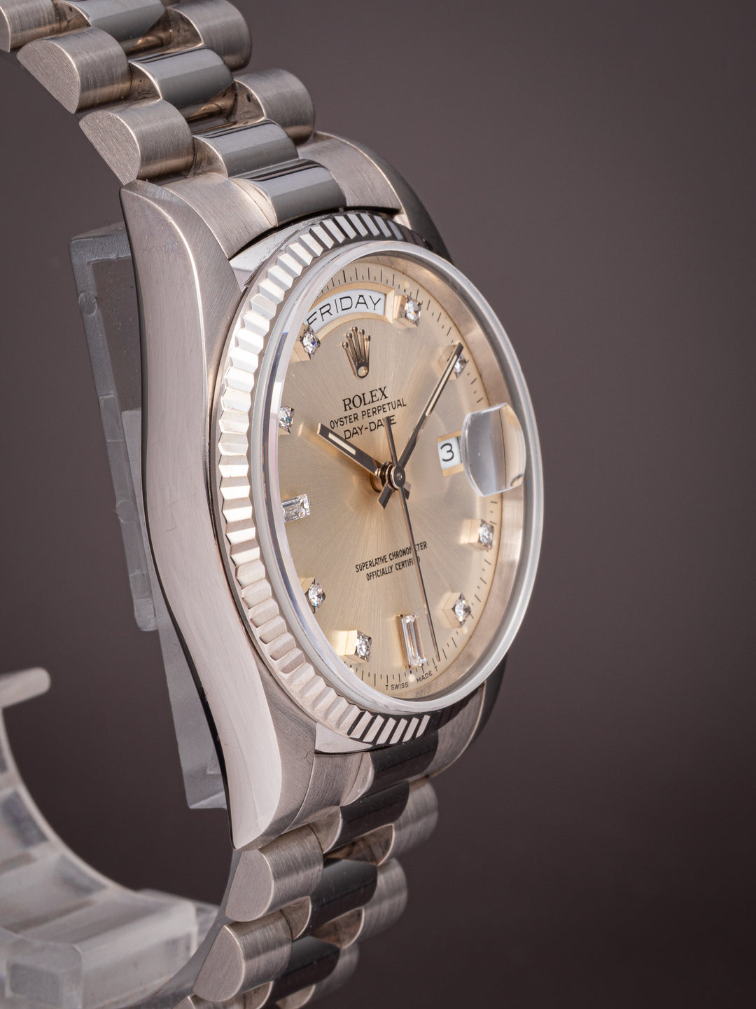 Rolex 18k White Gold Day-Date (18239)