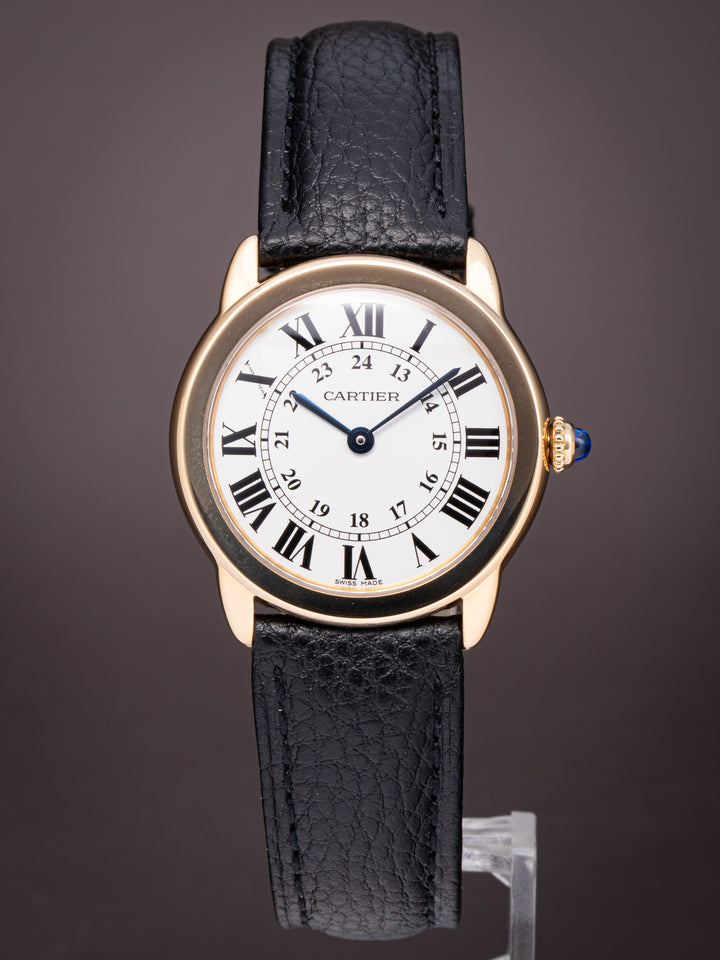 Cartier 18k Yellow Gold and Stainless Steel Ronde Solo de Cartier (W6700355)