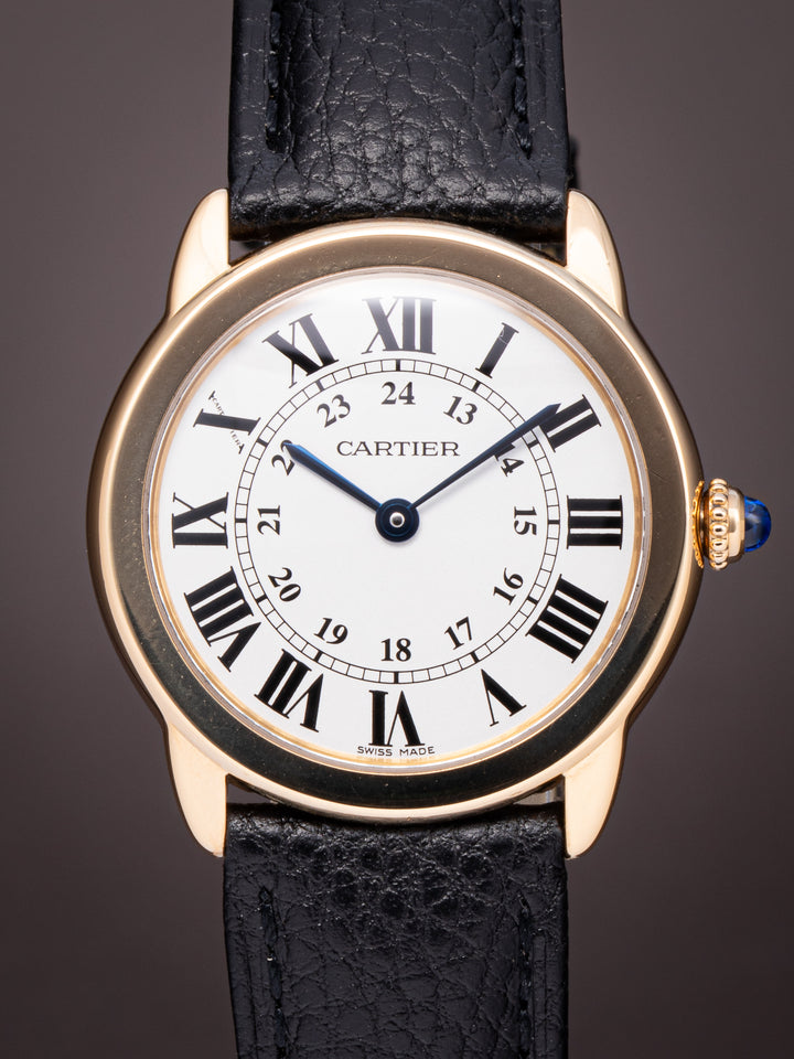 Cartier 18k Yellow Gold and Stainless Steel Ronde Solo de Cartier (W6700355)