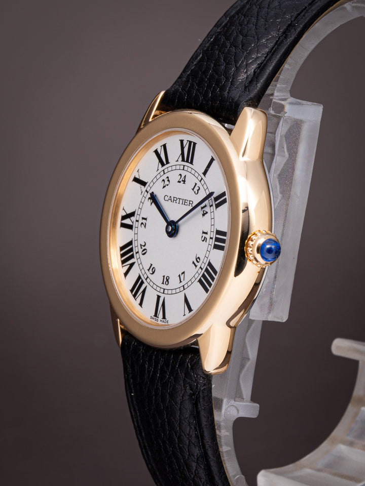 Cartier 18k Yellow Gold and Stainless Steel Ronde Solo de Cartier (W6700355)
