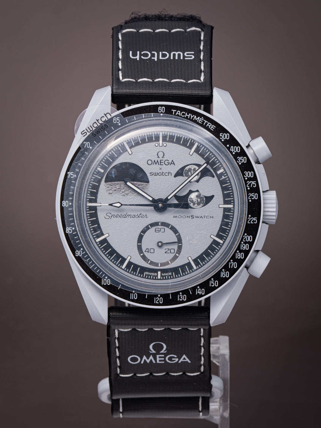 Omega X Swatch Bioceramic Speedmaster Moonswatch "MISSION TO EARTHPHASE"