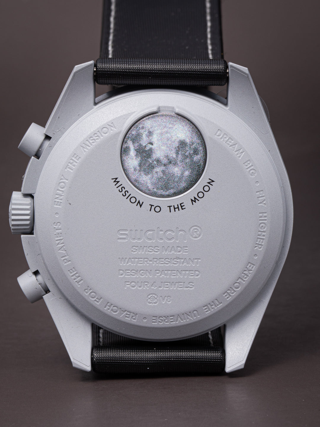 Omega X Swatch Bioceramic Speedmaster Moonswatch "MISSION TO EARTHPHASE"