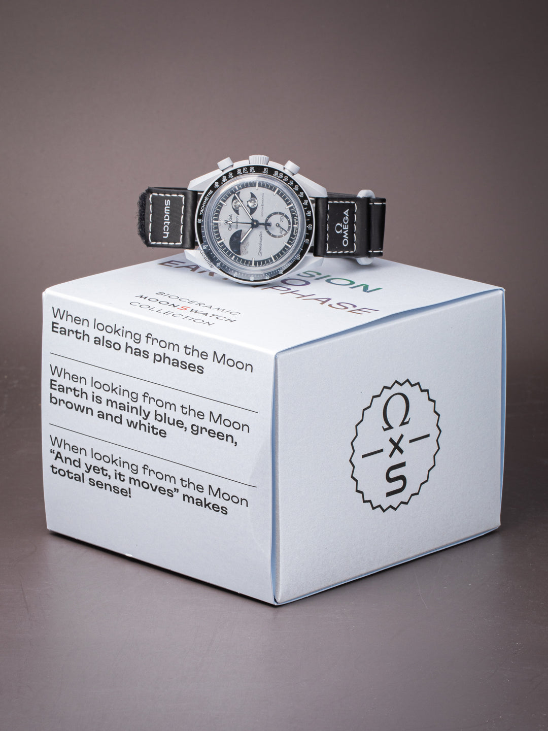 Omega X Swatch Bioceramic Speedmaster Moonswatch "MISSION TO EARTHPHASE"