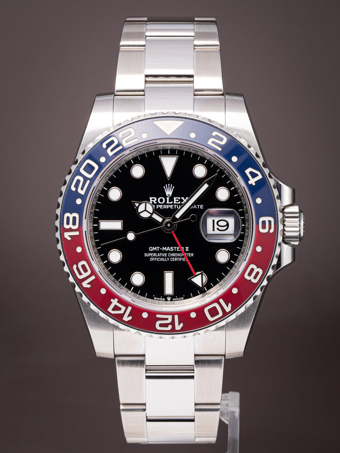 Rolex Stainless Steel GMT-Master II (126710BLRO)
