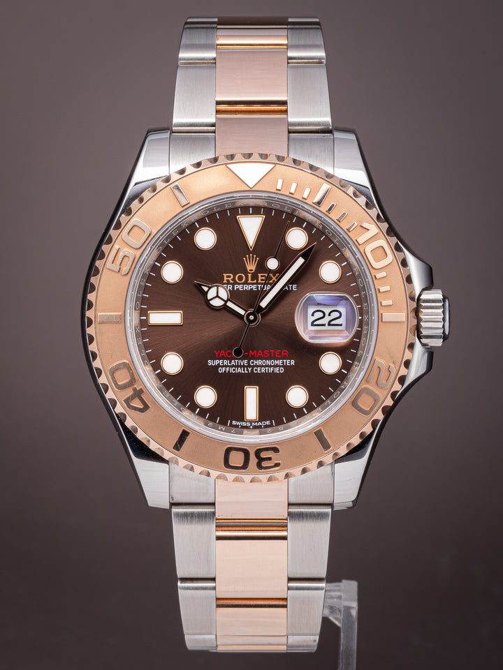 Rolex Stainless Steel and 18k Rose Gold Yacht-Master (116621)