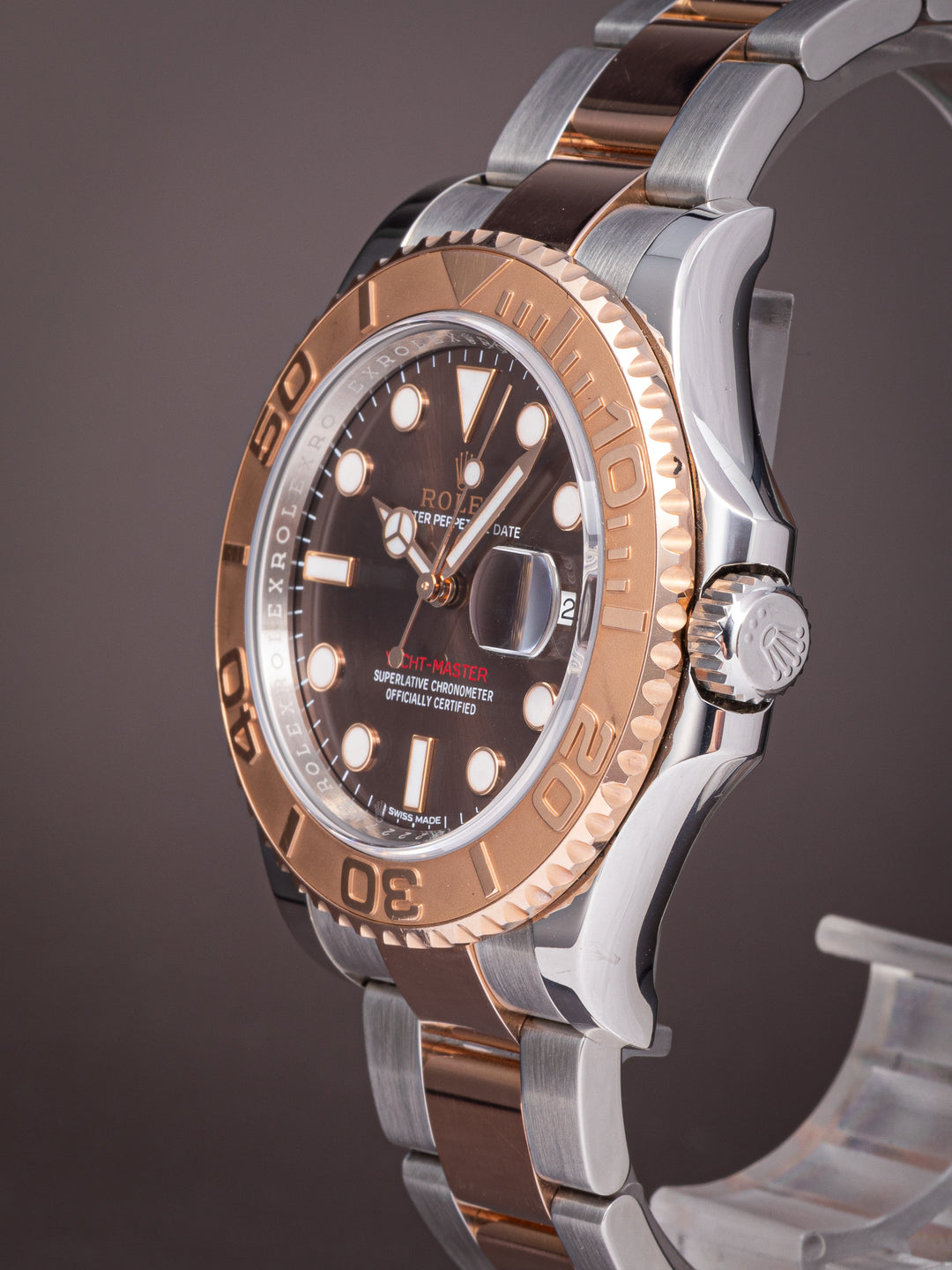 Rolex Stainless Steel and 18k Rose Gold Yacht-Master (116621)