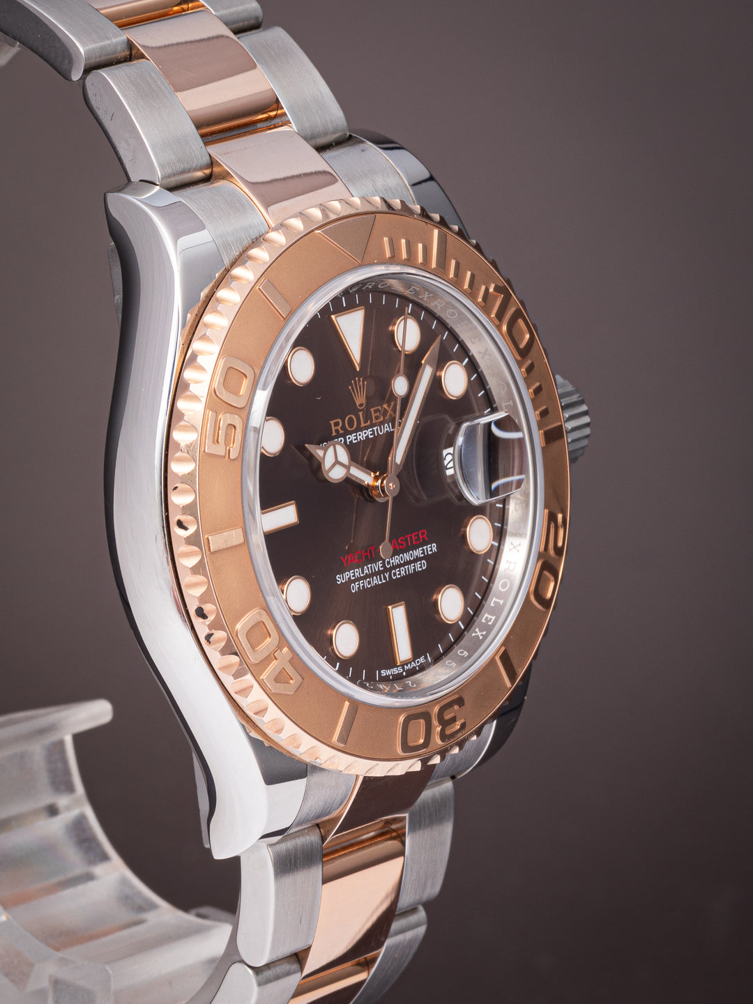 Rolex Stainless Steel and 18k Rose Gold Yacht-Master (116621)
