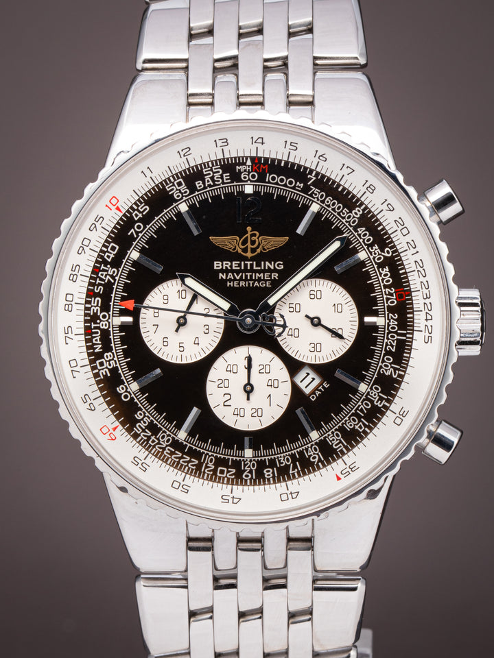 Breitling Stainless Steel Navitimer Heritage Chronograph 43 (A35340)