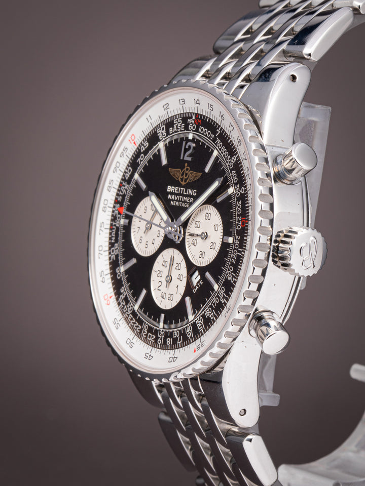 Breitling Stainless Steel Navitimer Heritage Chronograph 43 (A35340)