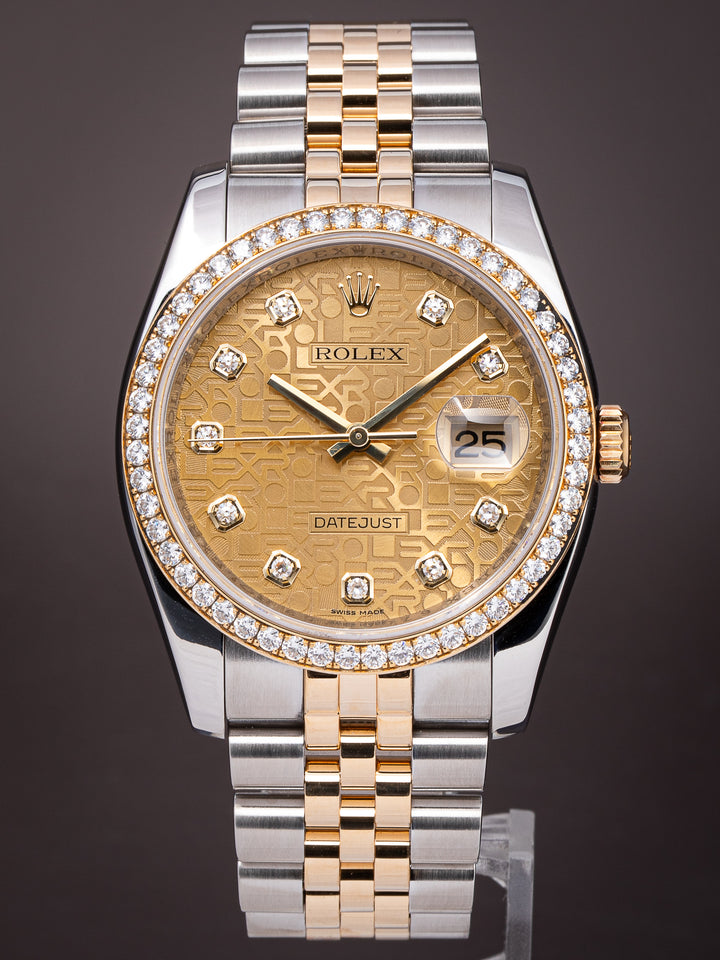 Rolex Stainless Steel and 18k Yellow Gold Datejust (116243)