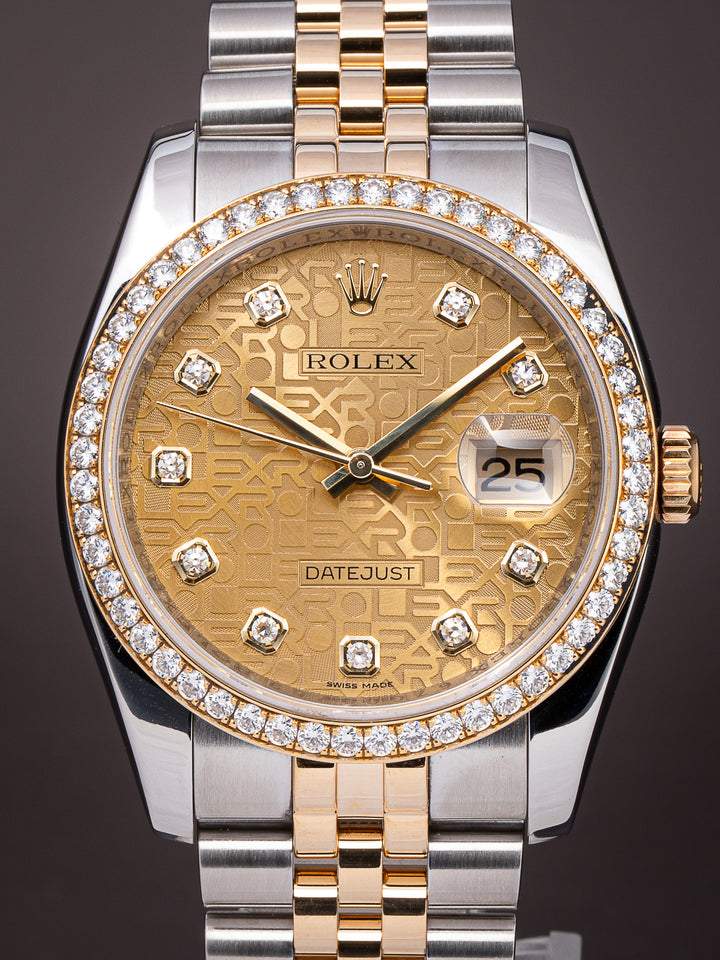 Rolex Stainless Steel and 18k Yellow Gold Datejust (116243)