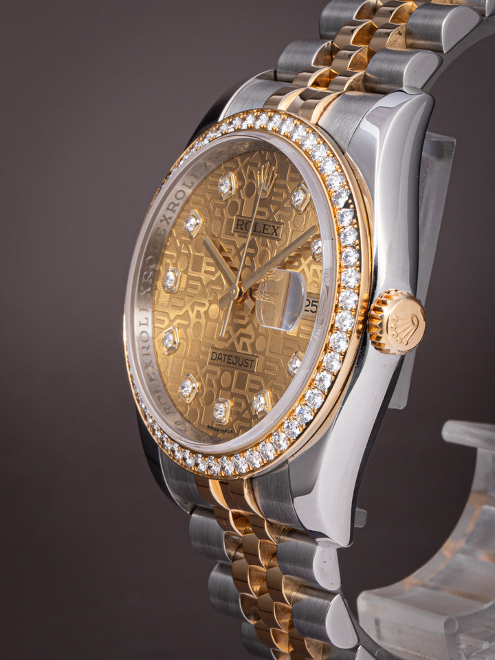 Rolex Stainless Steel and 18k Yellow Gold Datejust (116243)