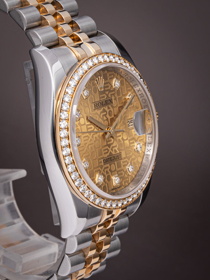Rolex Stainless Steel and 18k Yellow Gold Datejust (116243)