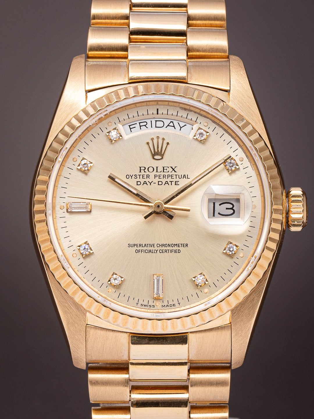 Rolex 18k Yellow Gold Day-Date (18038)