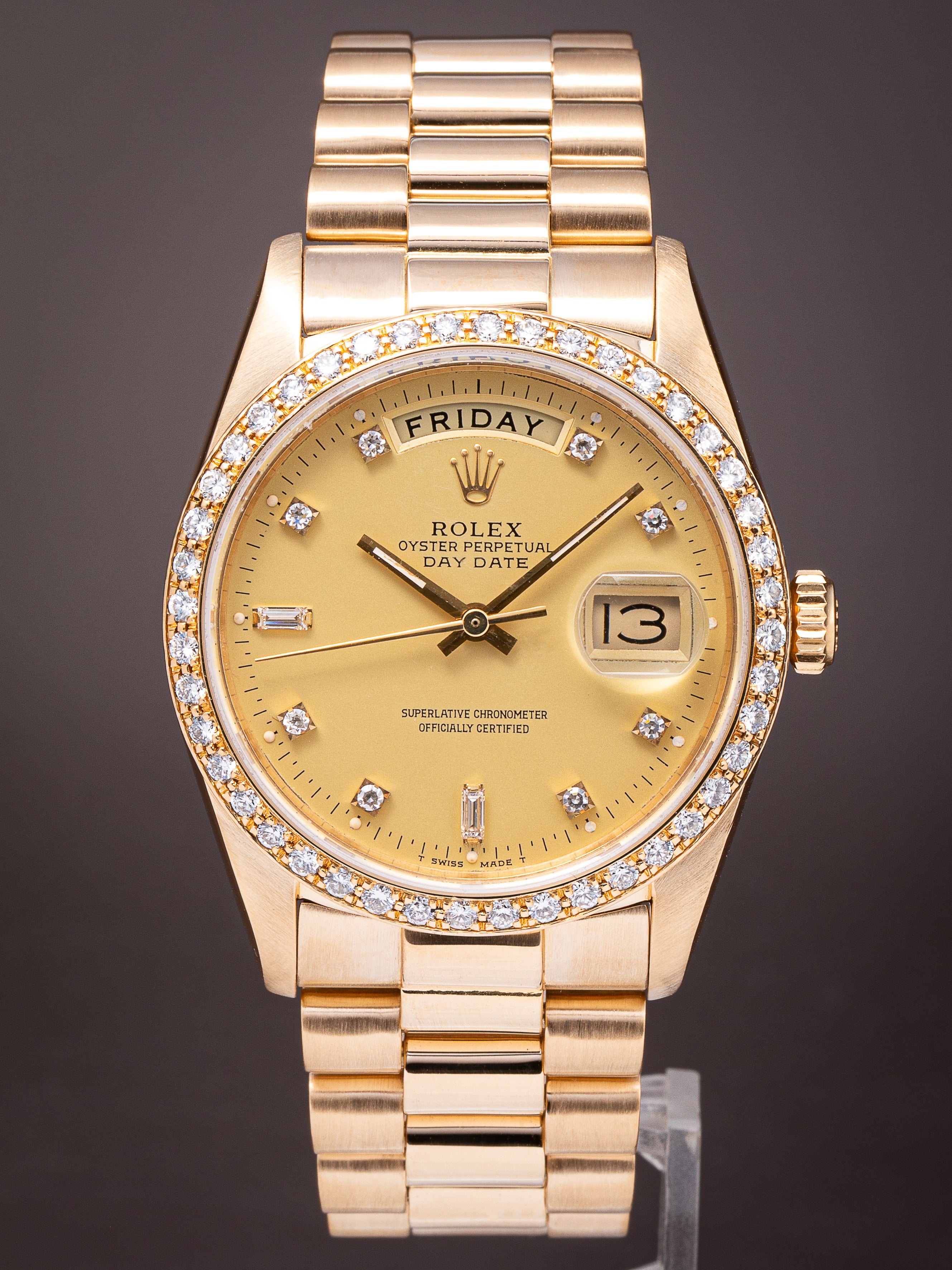 Rolex 18k Yellow Gold Day-Date (18048) – Watches Etc.