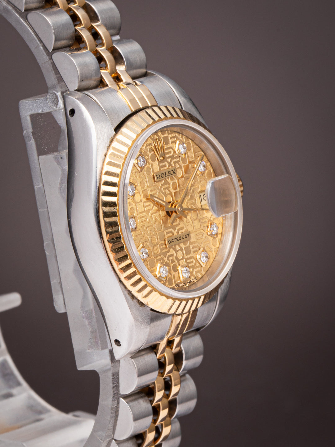 Rolex Stainless Steel and 18k Yellow Gold Women's Datejust (69173)