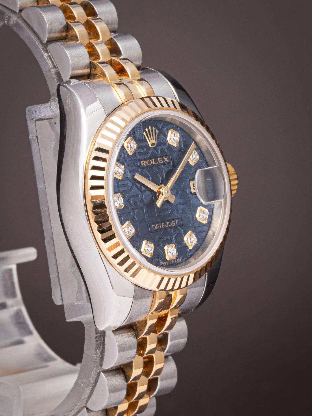 Rolex Stainless Steel and 18k Yellow Gold Women's Datejust (179173)