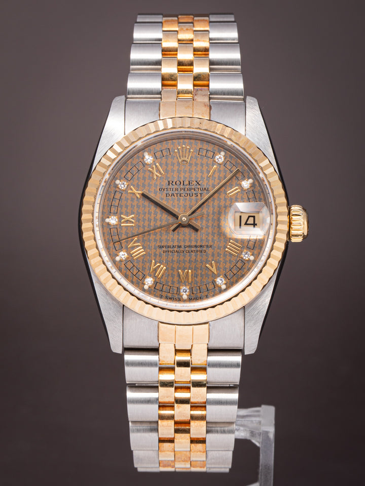 Rolex Stainless Steel and 18k Yellow Gold Women's Datejust (68273)