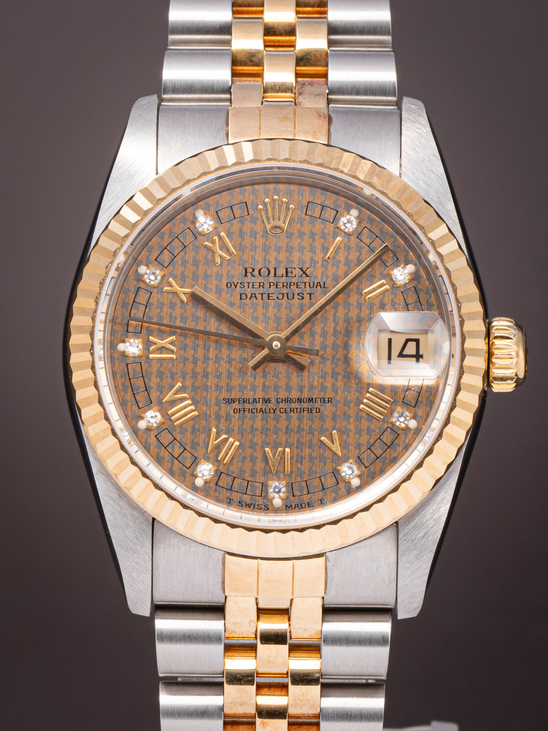 Rolex Stainless Steel and 18k Yellow Gold Women's Datejust (68273)