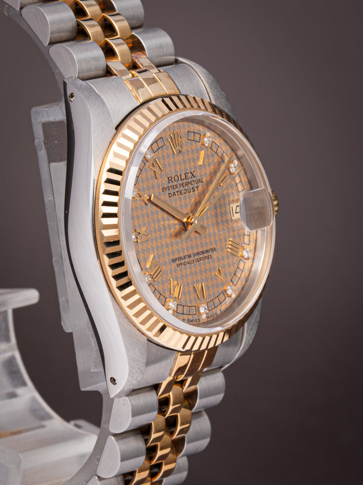 Rolex Stainless Steel and 18k Yellow Gold Women's Datejust (68273)