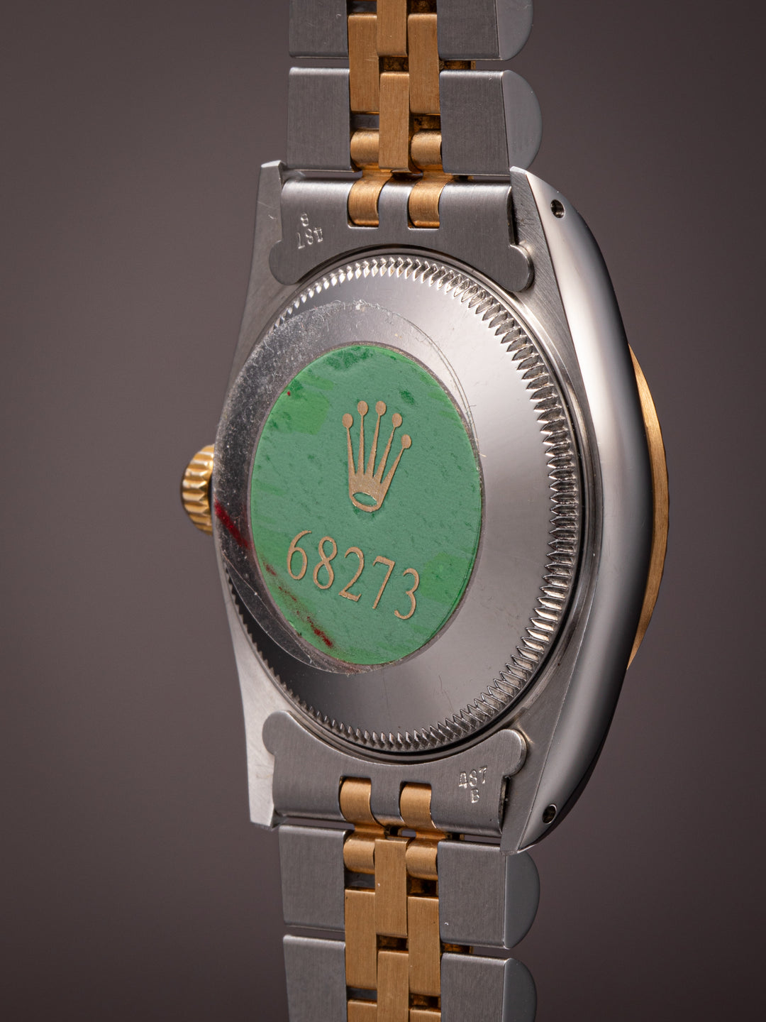 Rolex Stainless Steel and 18k Yellow Gold Women's Datejust (68273)