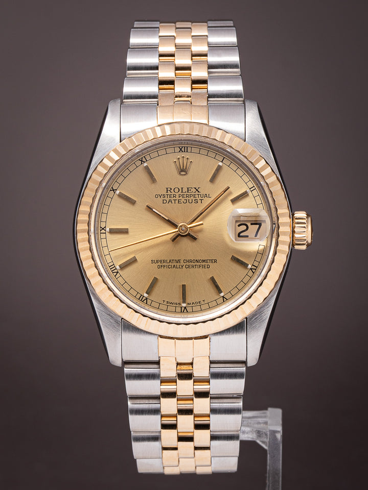 Rolex Stainless Steel and 18k Yellow Gold Women's Datejust (68273)