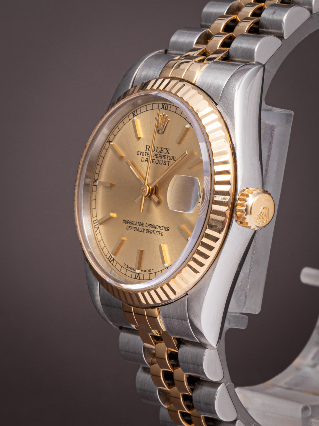 Rolex Stainless Steel and 18k Yellow Gold Women's Datejust (68273)