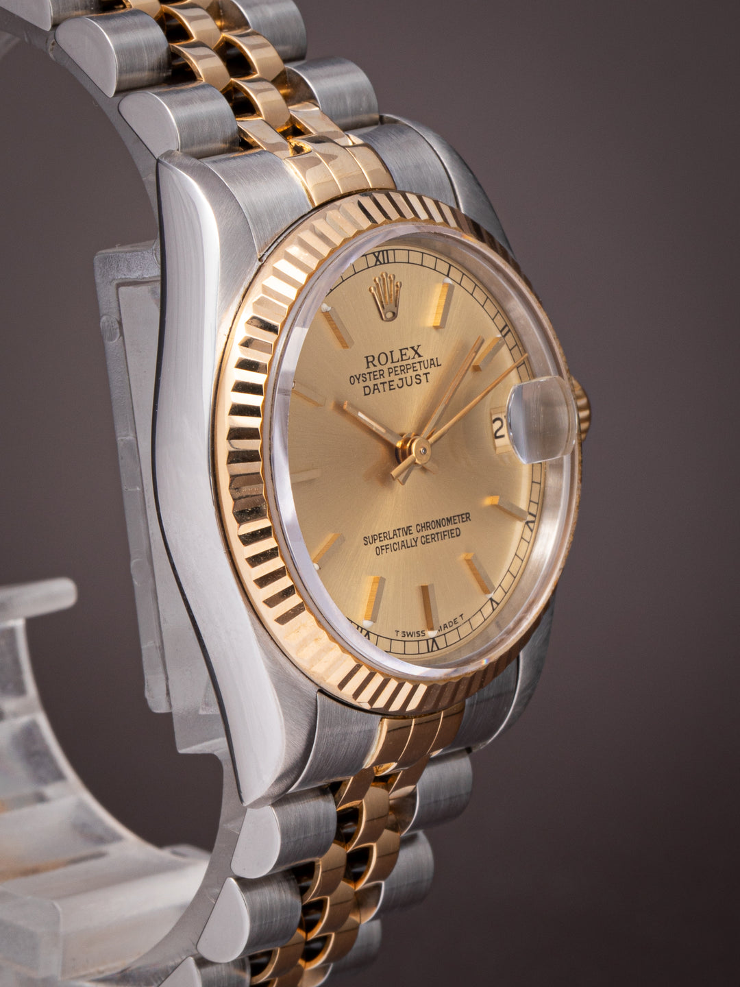 Rolex Stainless Steel and 18k Yellow Gold Women's Datejust (68273)