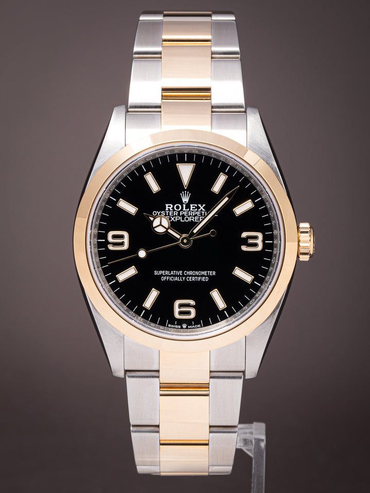 Rolex Stainless Steel and 18k Yellow Gold Explorer 36 (124273)