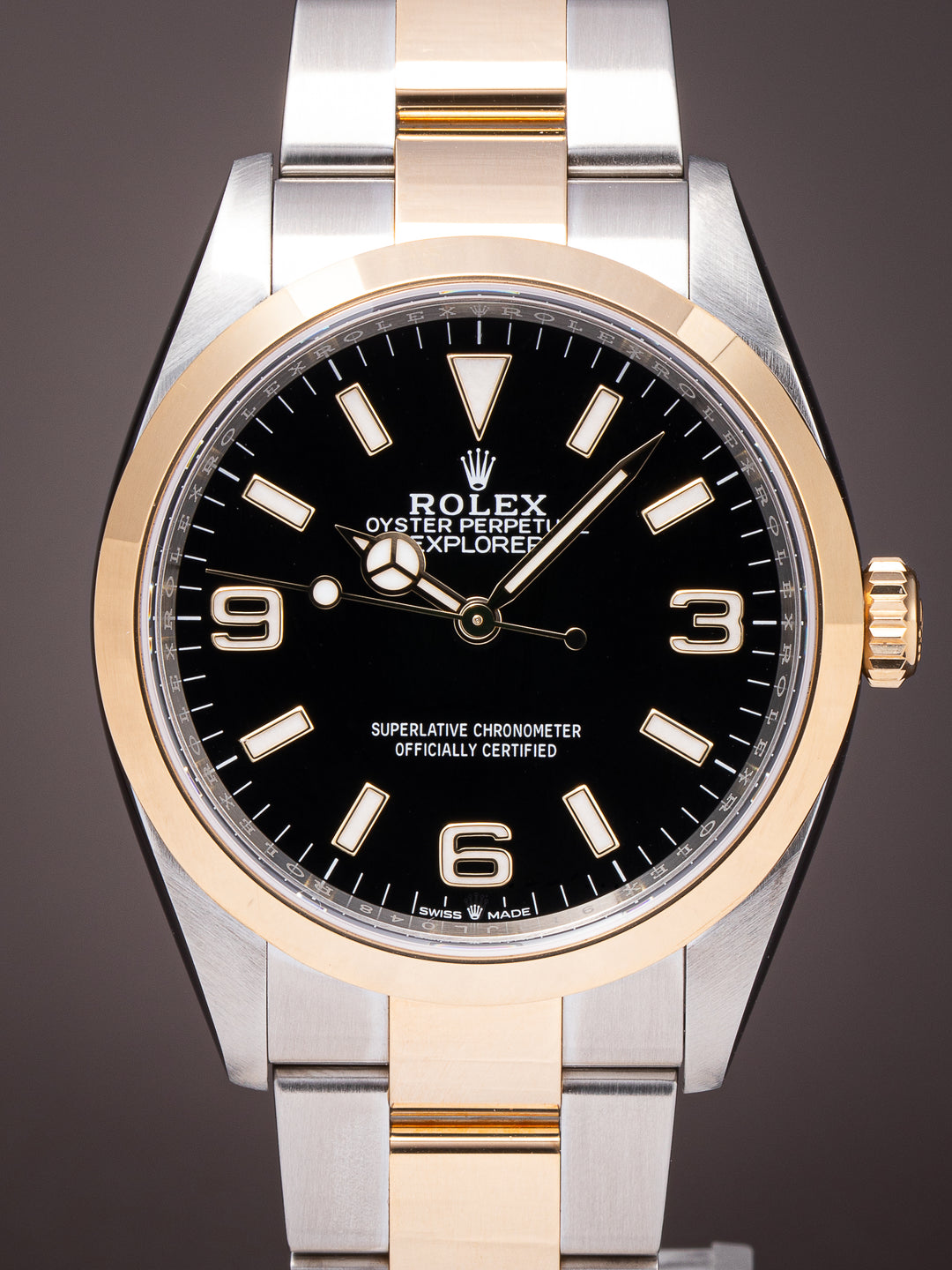 Rolex Stainless Steel and 18k Yellow Gold Explorer 36 (124273)