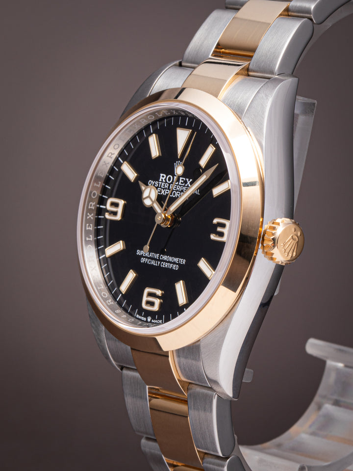 Rolex Stainless Steel and 18k Yellow Gold Explorer 36 (124273)