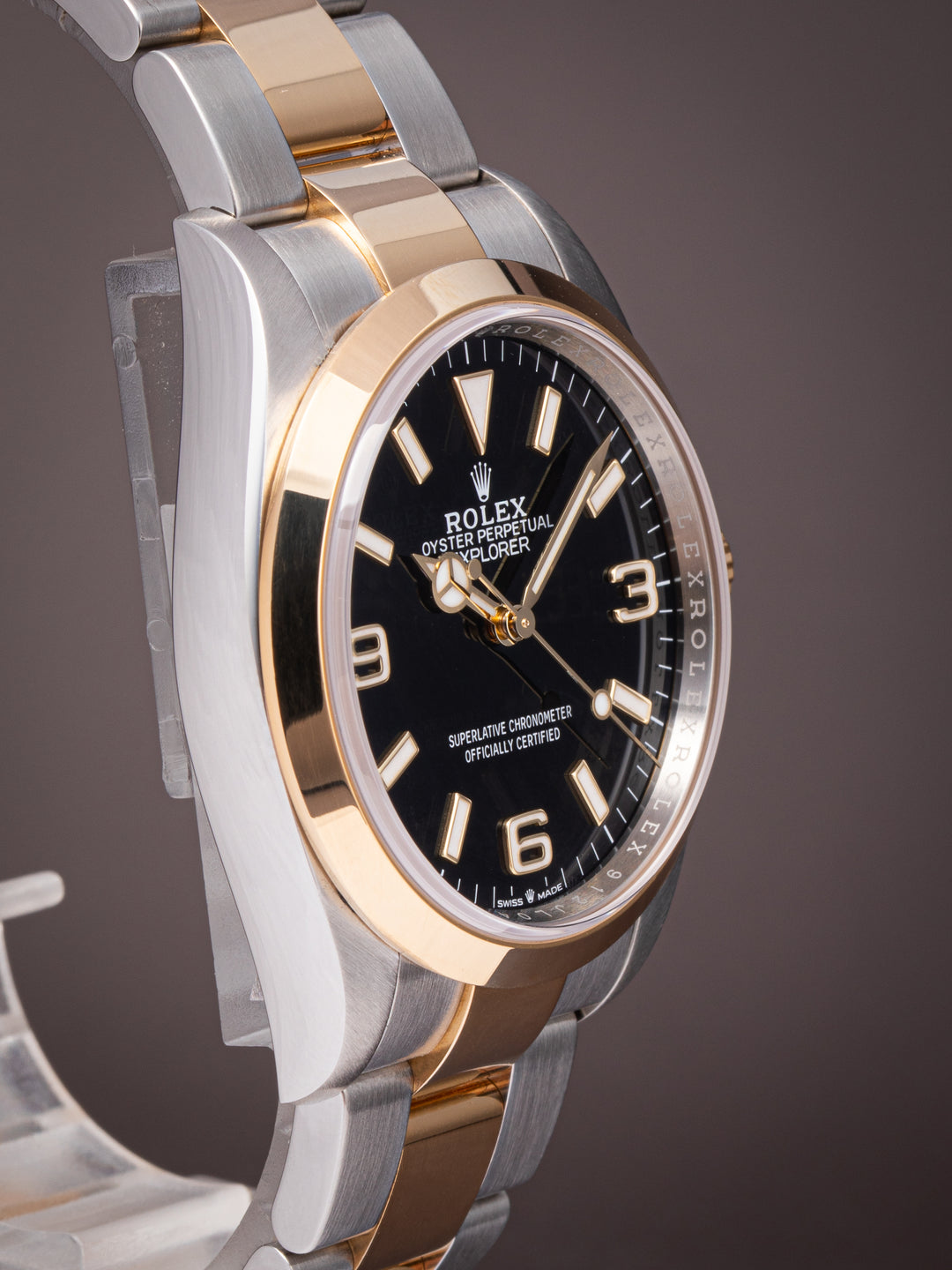 Rolex Stainless Steel and 18k Yellow Gold Explorer 36 (124273)