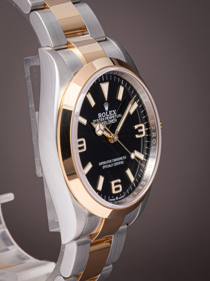 Rolex Stainless Steel and 18k Yellow Gold Explorer 36 (124273)