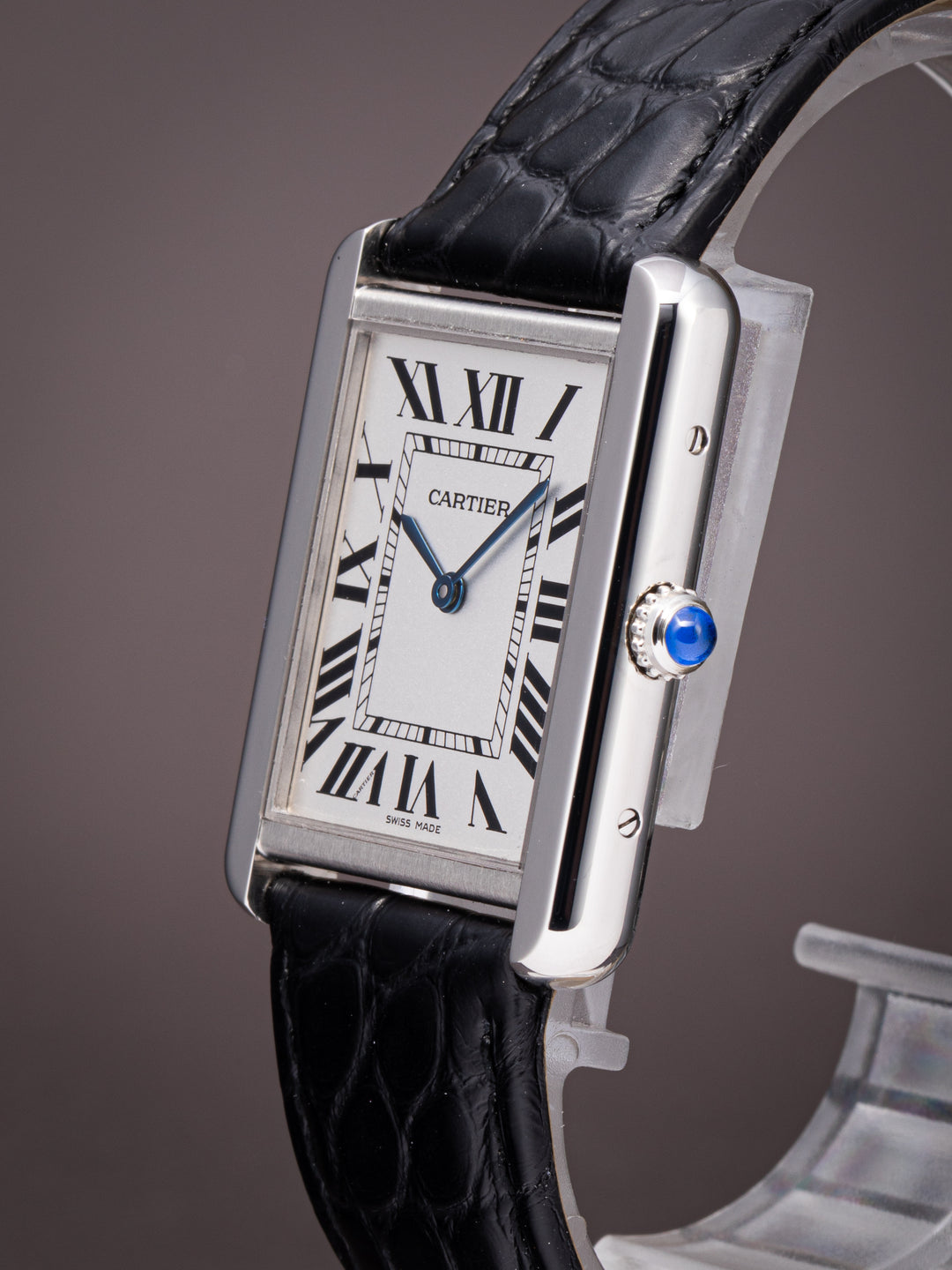 Cartier Stainless Steel Tank Solo Quartz (W1018355)