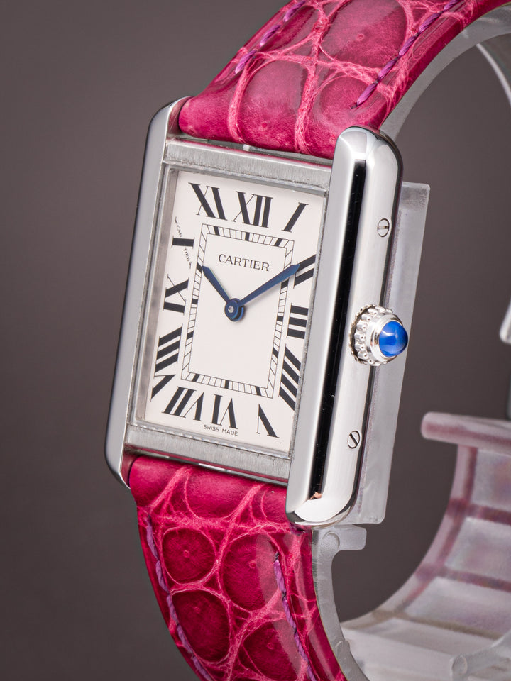 Cartier Stainless Steel Women's Tank Solo Quartz (W5200005)