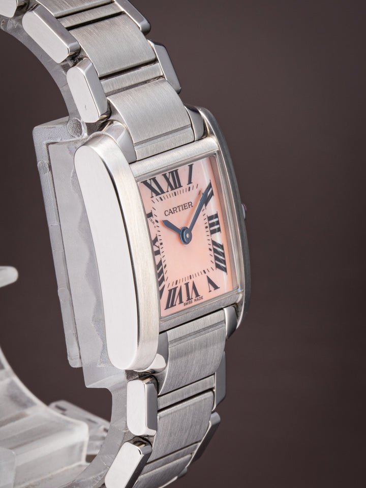 Cartier Women's Stainless Steel Tank Française Quartz (W51028Q3)
