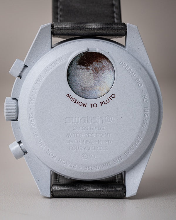 Omega X Swatch Bioceramic Speedmaster Moonswatch "MISSION TO PLUTO"