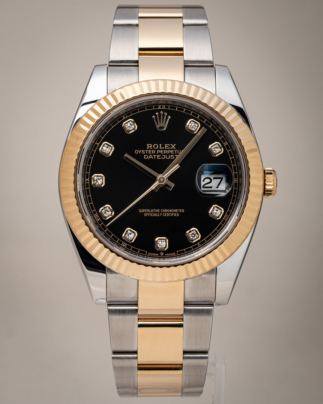 Rolex Stainless Steel and 18k Yellow Gold Datejust 41 (126333)