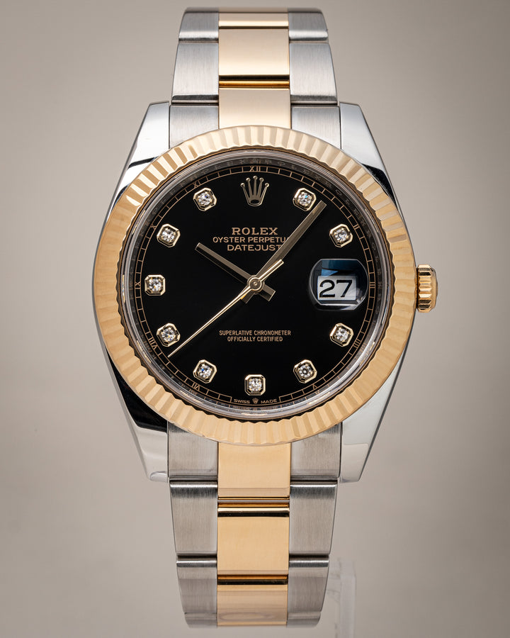 Rolex Stainless Steel and 18k Yellow Gold Datejust 41 (126333)